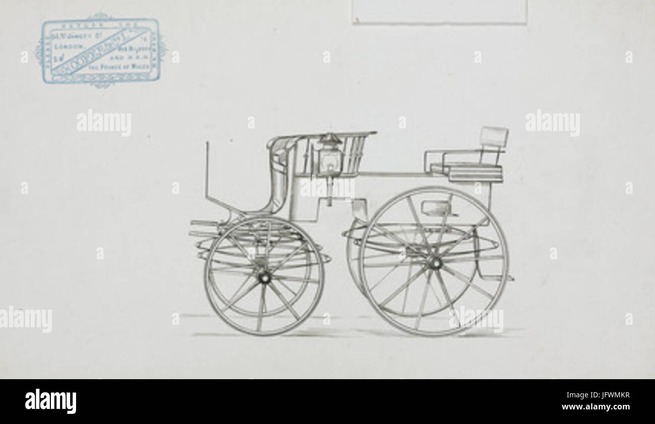 Carrello 1870-1900 28 9 Foto Stock
