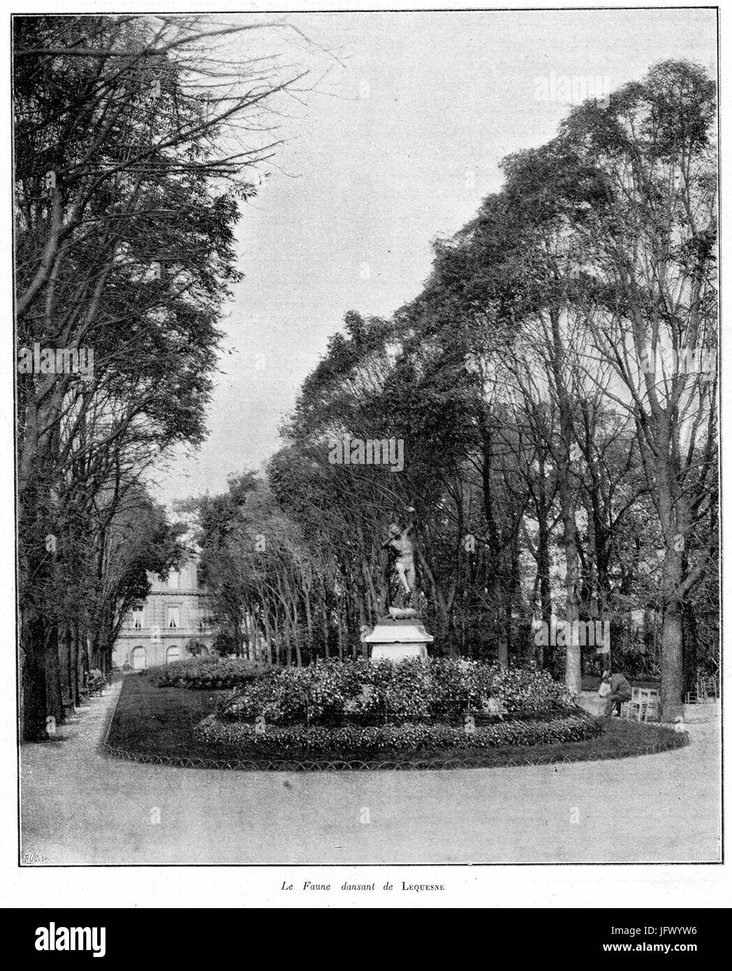 Clément Maurice Paris en plein air, BUC, 1897,038 Le Faune dansant de LEQUESNE Foto Stock