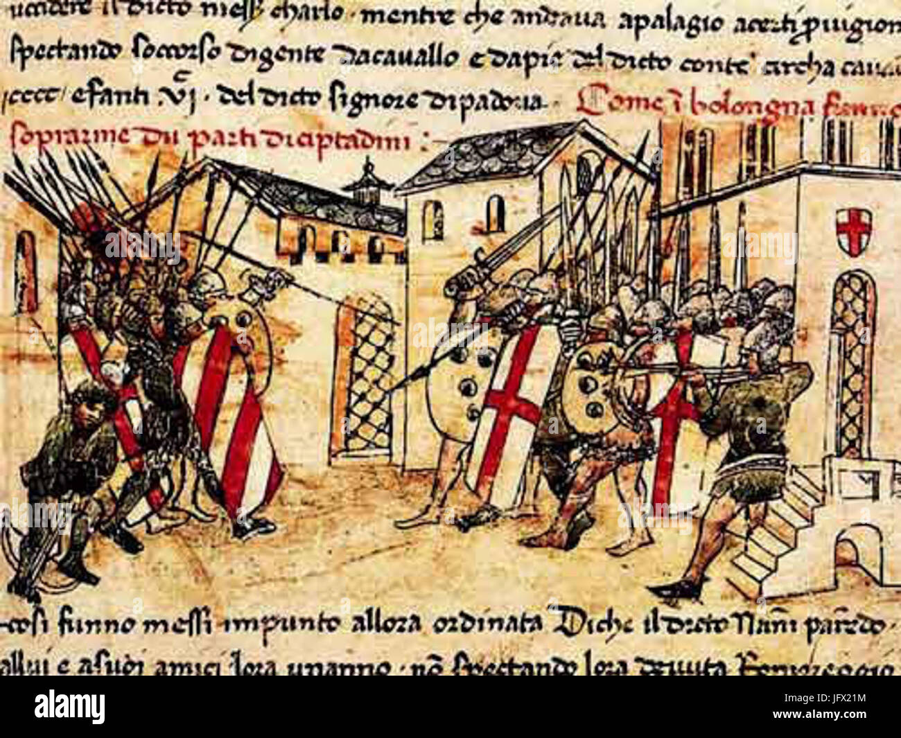 Lotta Comunale di Bologna 28Sercambi29 Foto Stock