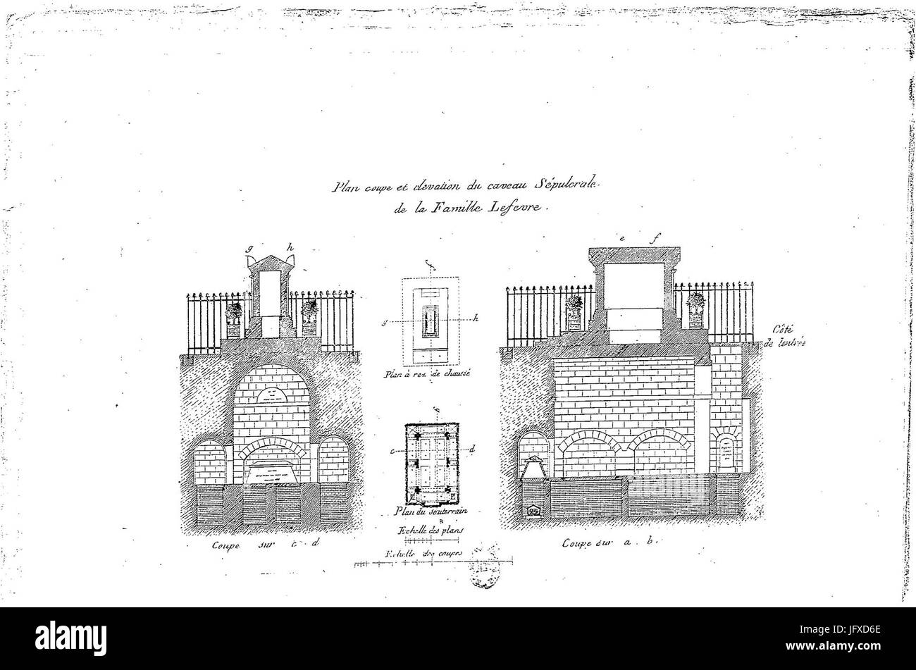 Arnaud - Recueil de tombeaux des quatre cimetières - 26 Foto Stock