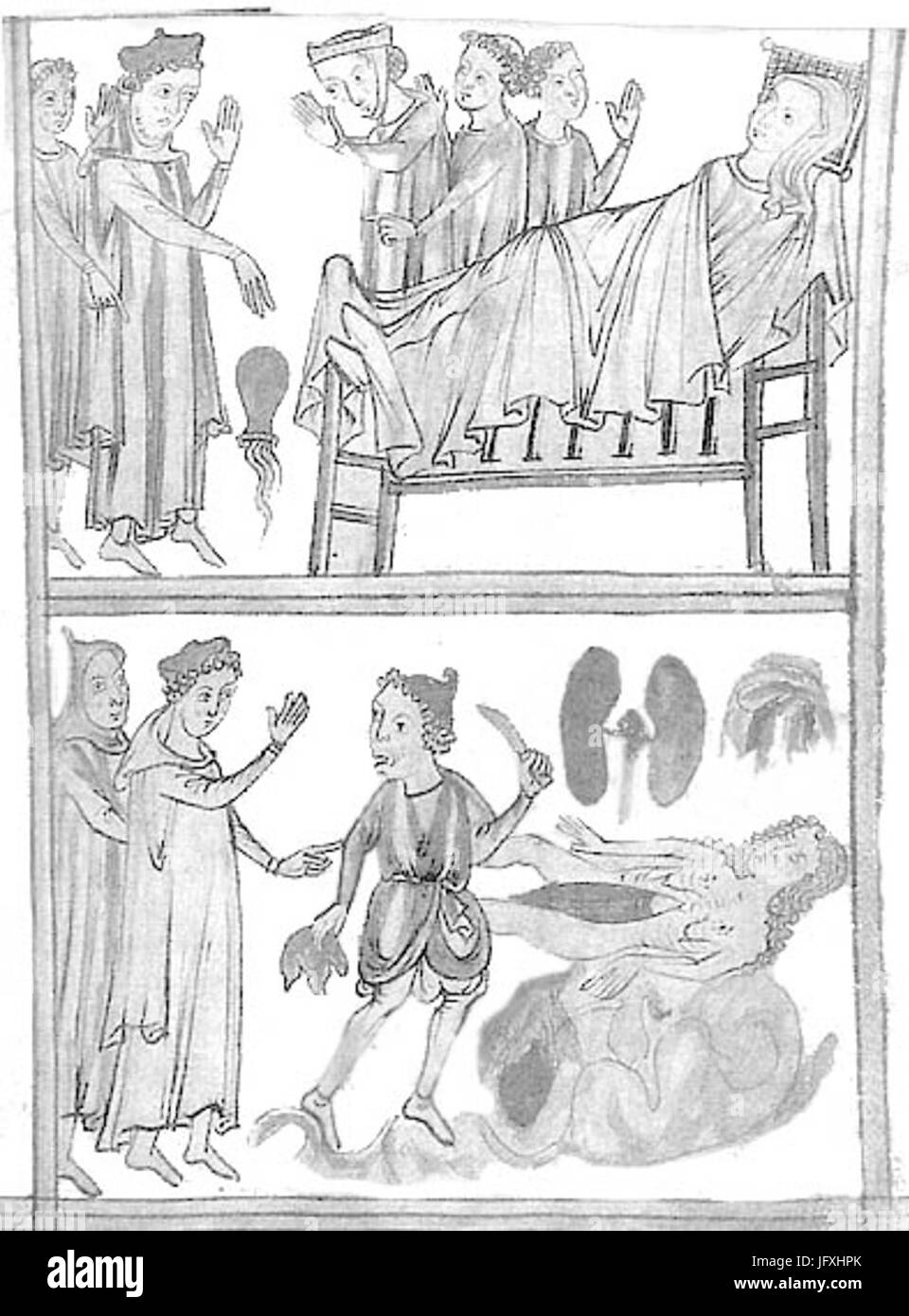 Il diabete del XIII secolo Foto Stock