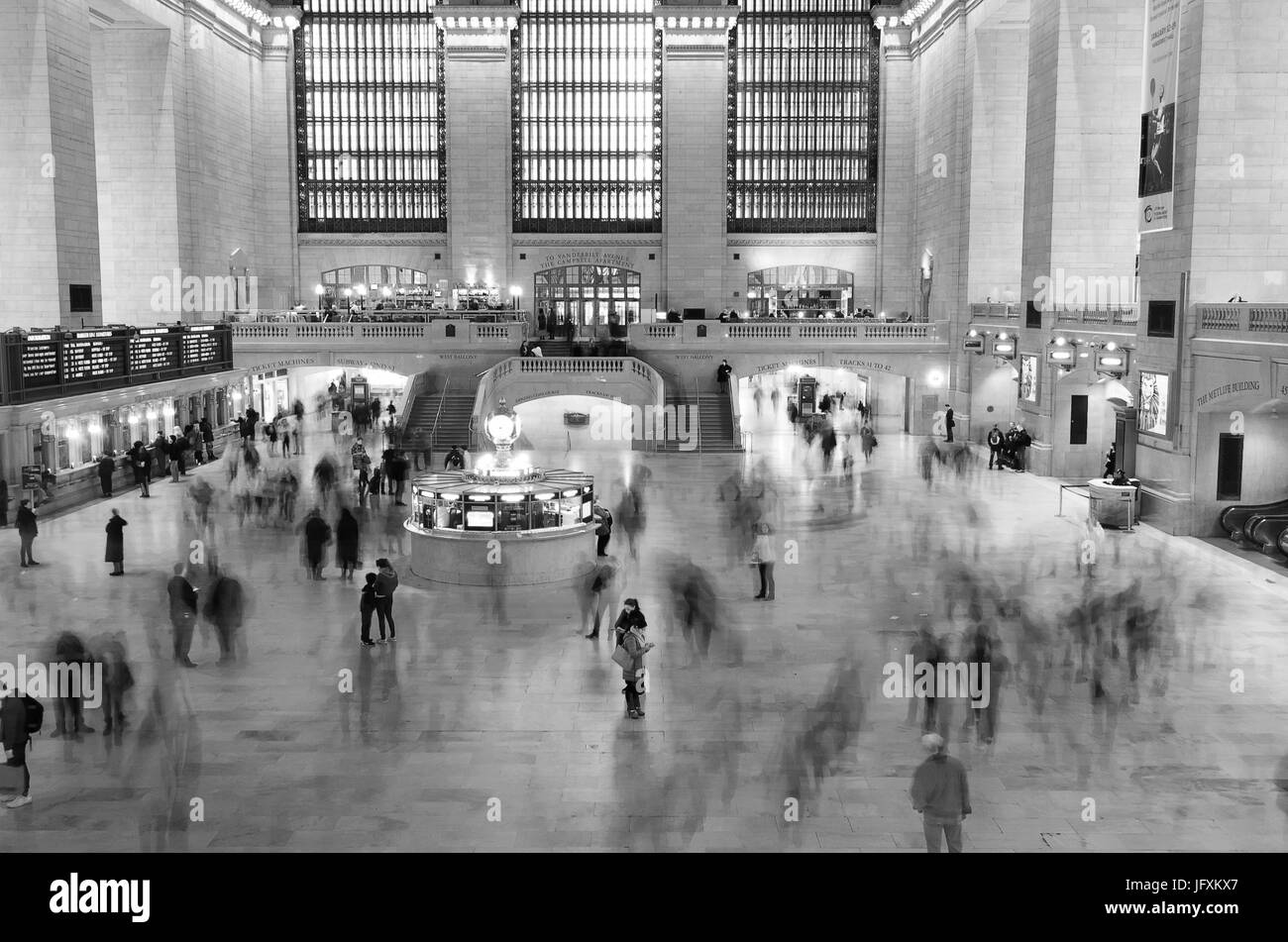 New York in bianco e nero Foto Stock