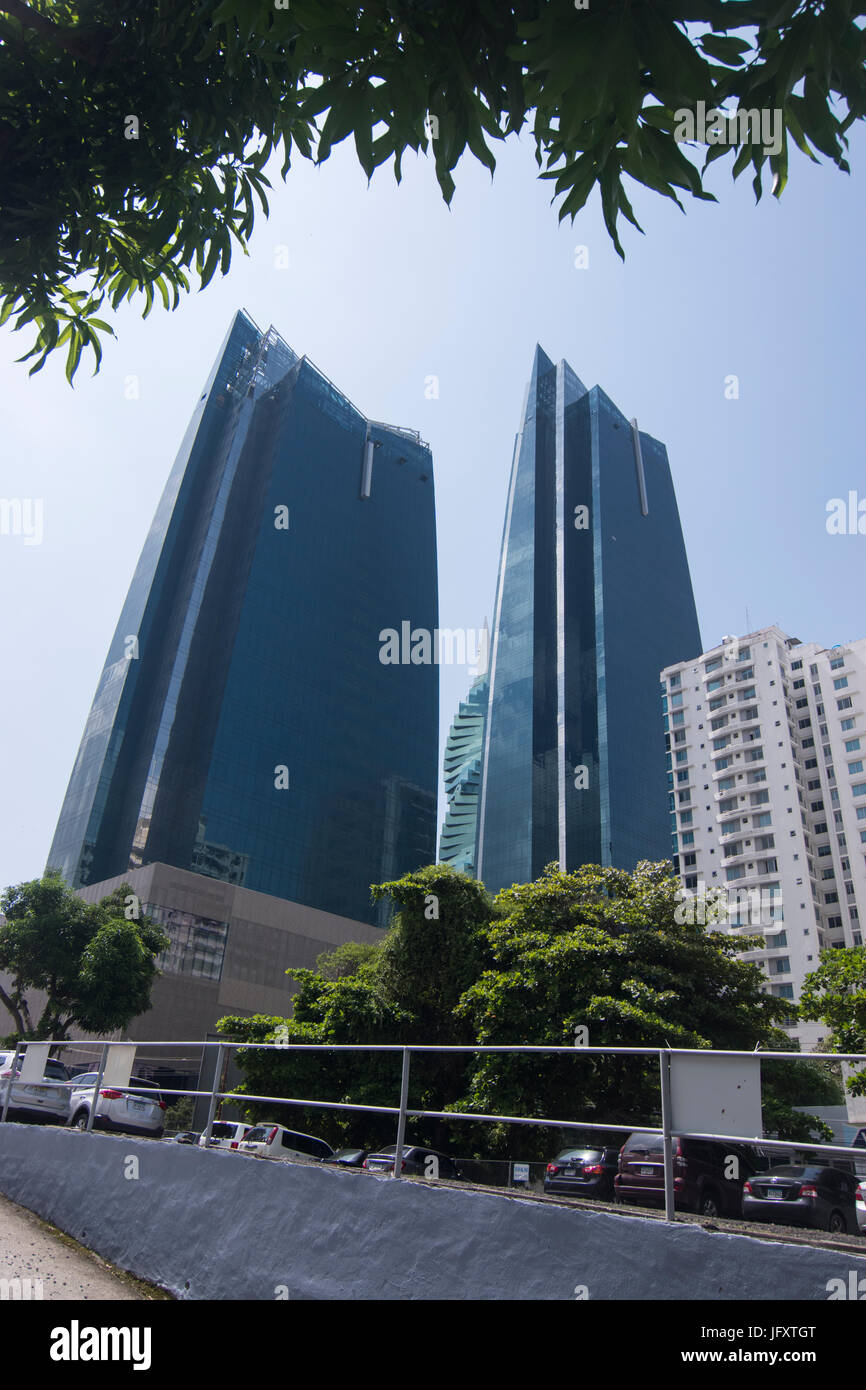 Elevato aumento edifici per uffici a Panama Repubblica di Panama Foto Stock