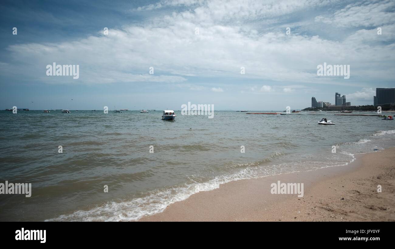 Litorale Golfo di Thailandia Pattaya Chonburi Thailandia Foto Stock