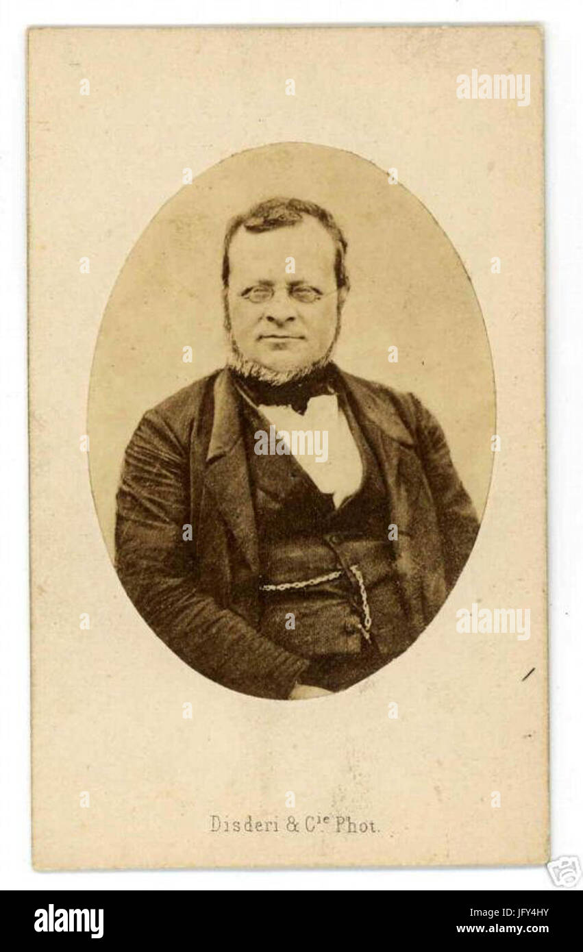 Disderi, Adolphe Eugène (1810-1890) - Camillo Benso conte di Cavour (1810-1861) bis Foto Stock