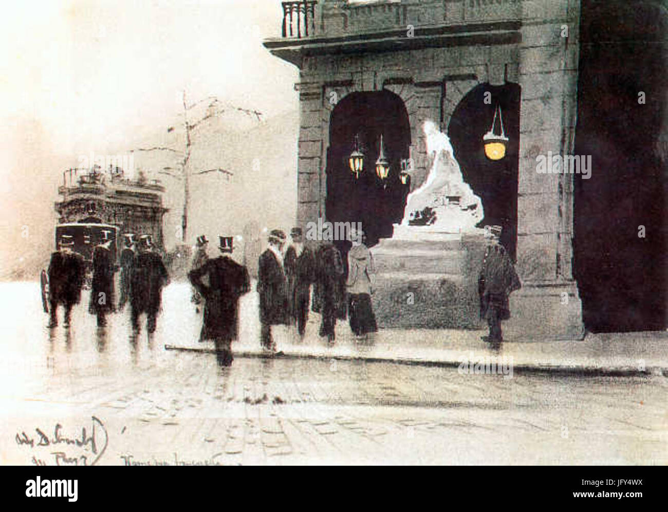 Dobrowolski Comedie Francaise 1908 Foto Stock