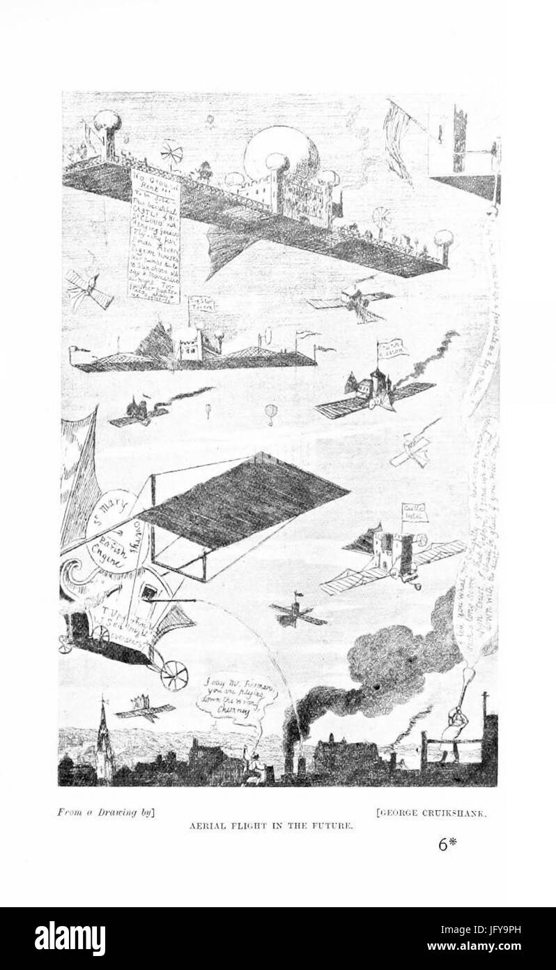 Cruikshank, George volo dell'antenna nel futuro Foto Stock