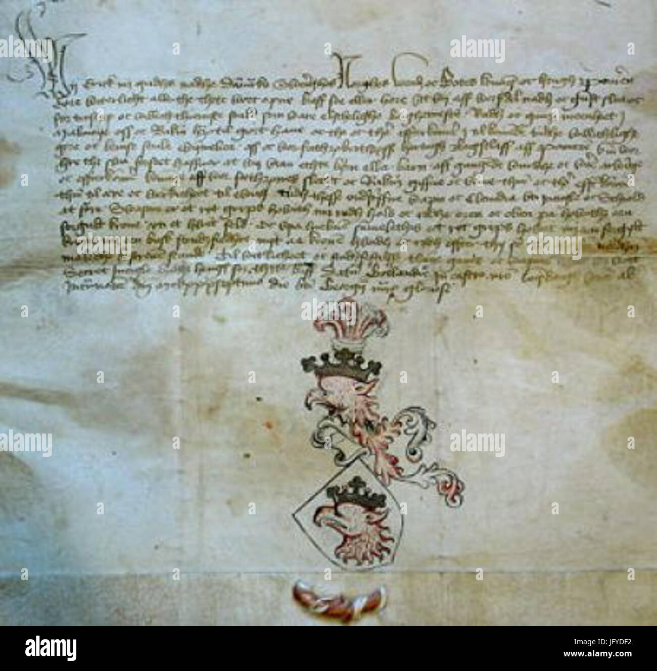 Erik av Malmöbrev Pommerns 28143729 Foto Stock