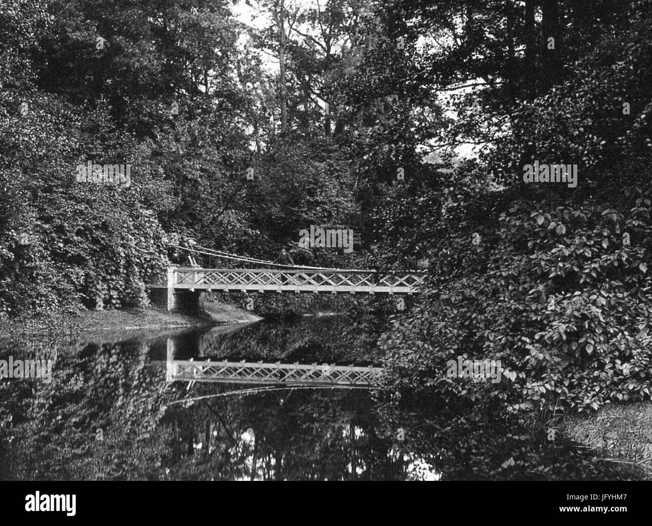 F Albert Schwartz - Löwenbrücke, 1885ca Foto Stock