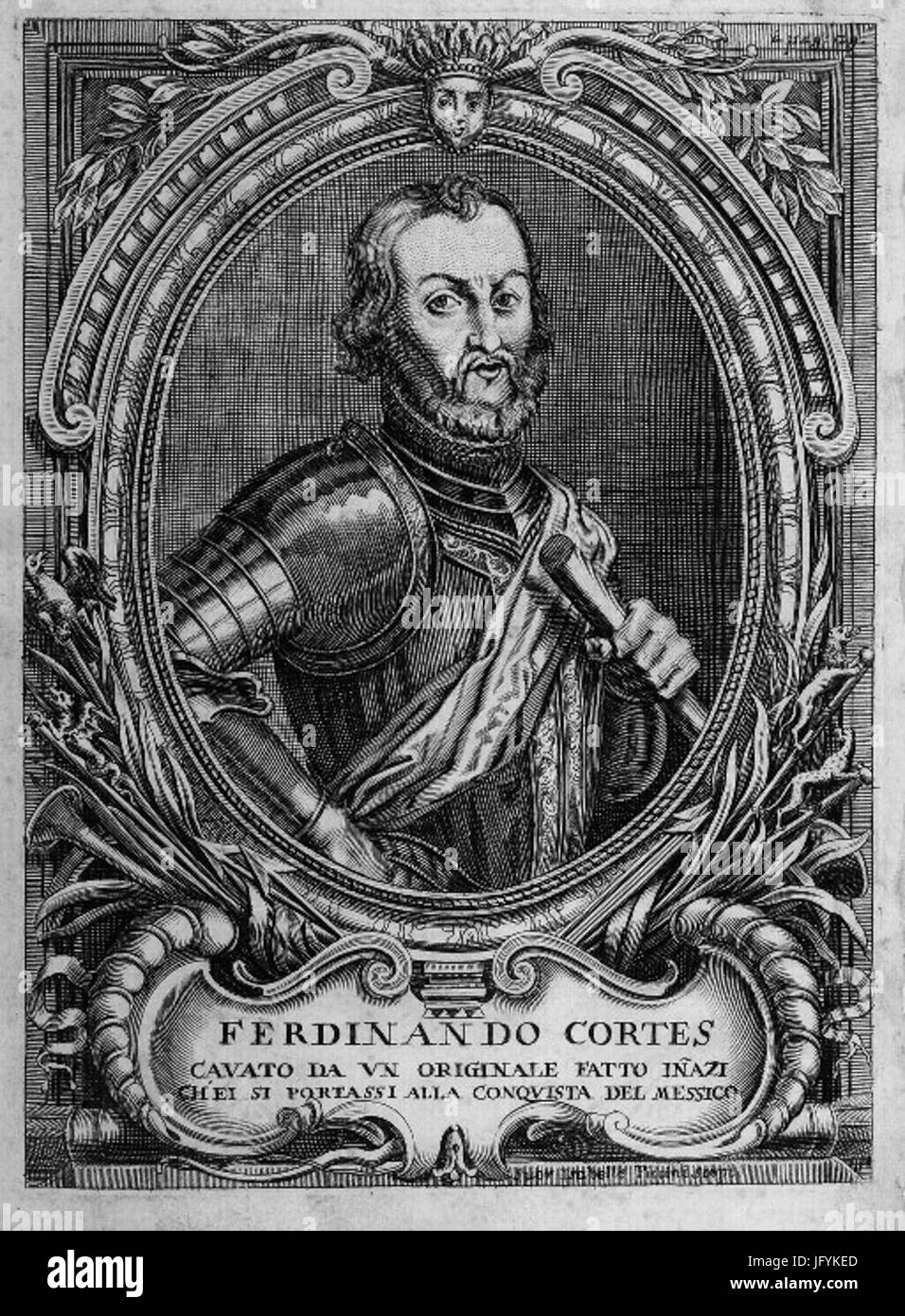Ferdinando Hernán Cortès Foto Stock