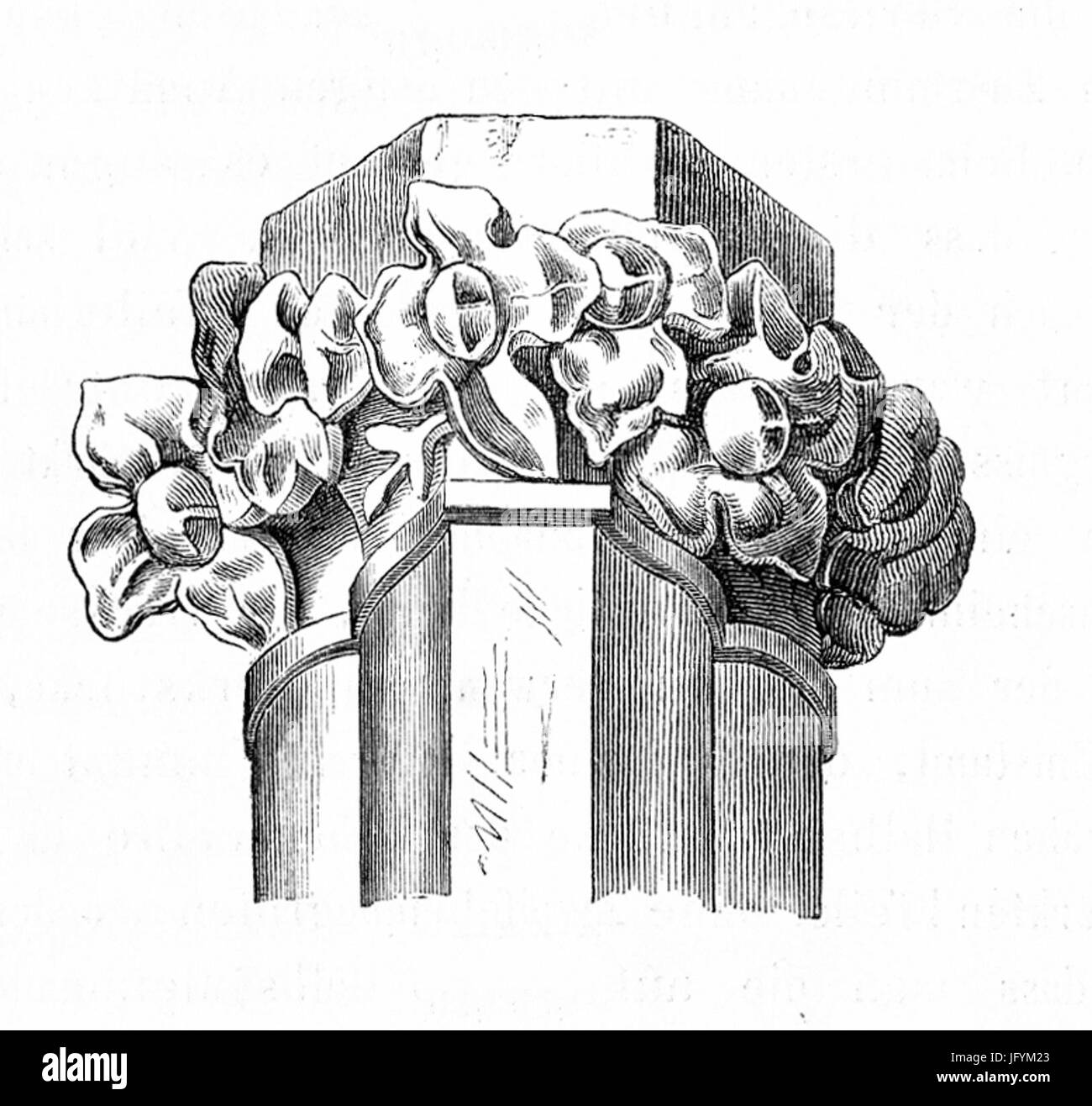 Figura 04 - Kapitäl Foto Stock