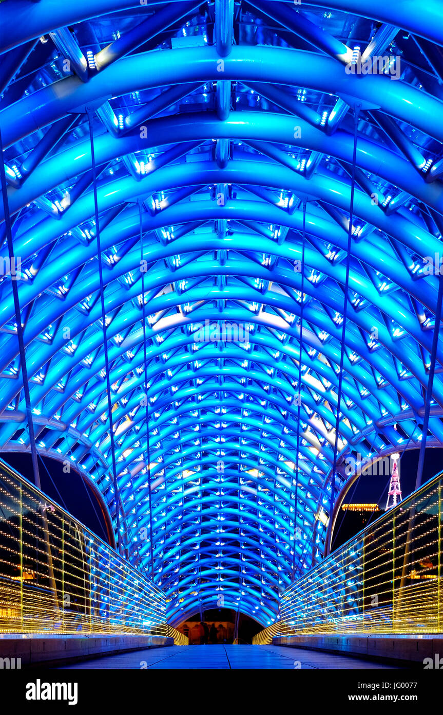 Ponte di pace, Tbilisi, Georgia Foto Stock