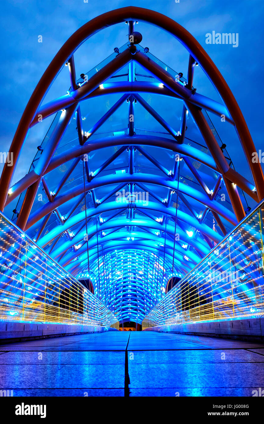 Ponte di pace, Tbilisi, Georgia Foto Stock