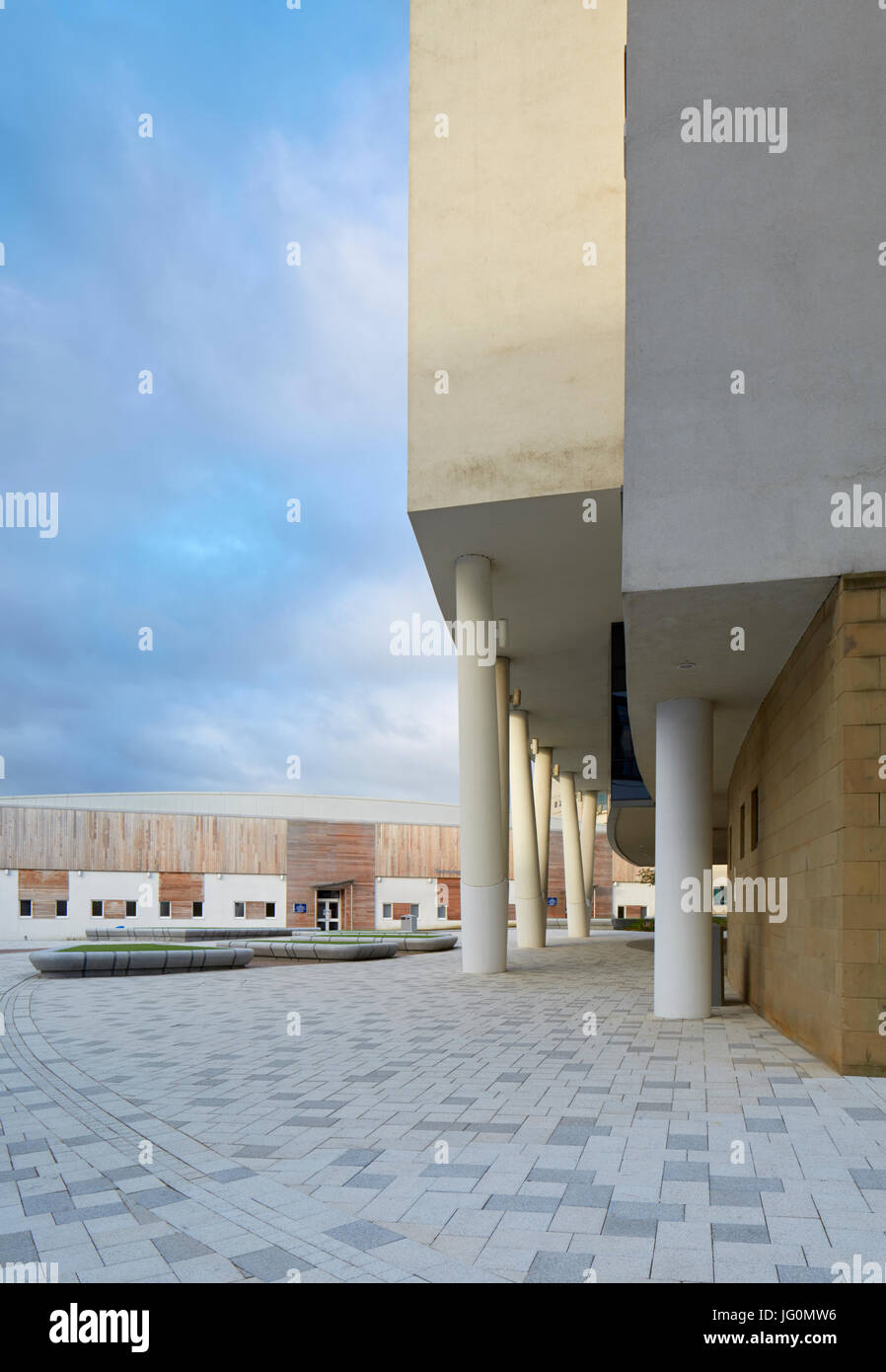 Edificio Oastler, Huddersfield University campus Foto Stock