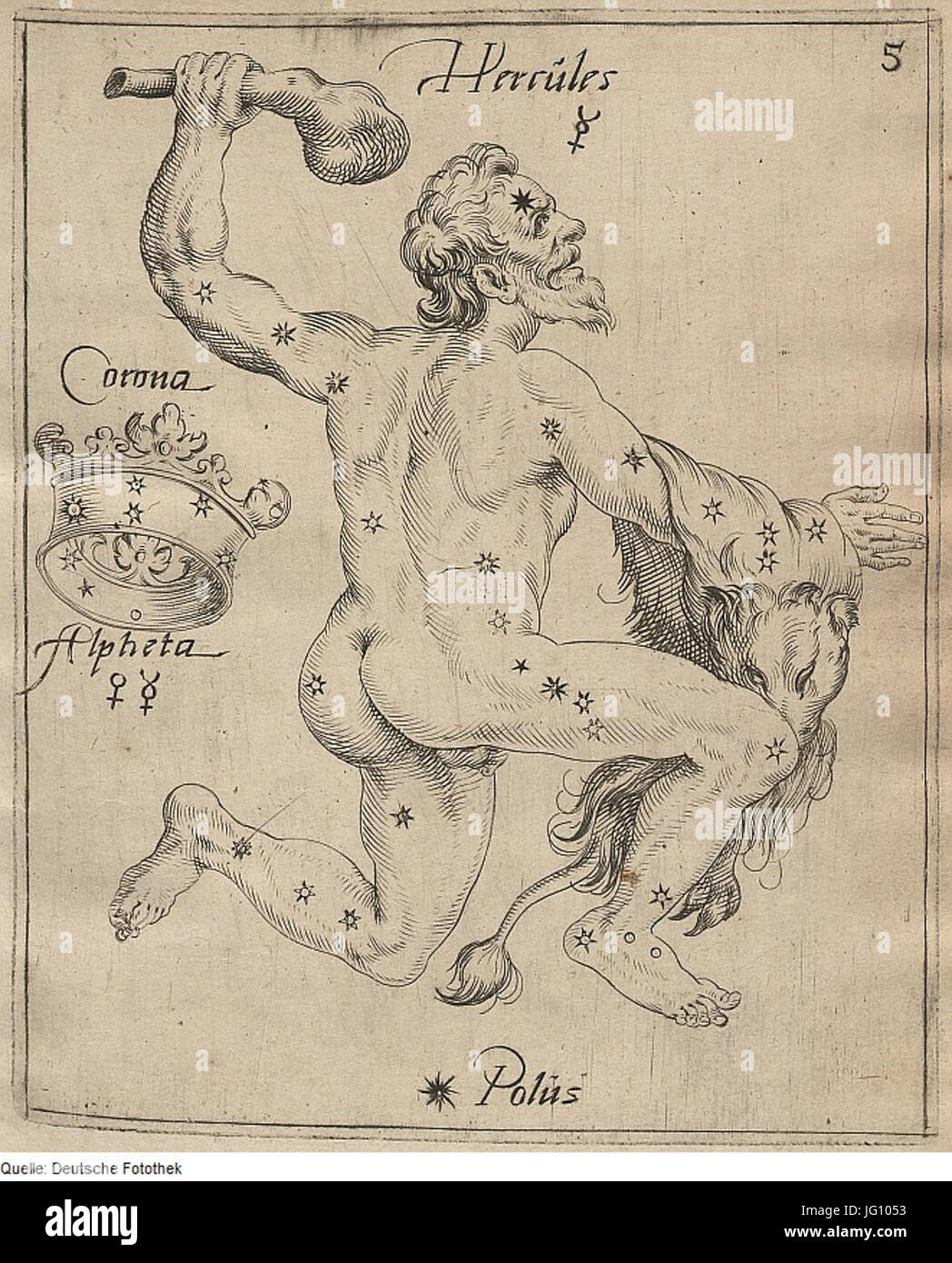 Fotothek df tg 0004402 Astronomie 5E Sternbild Foto Stock