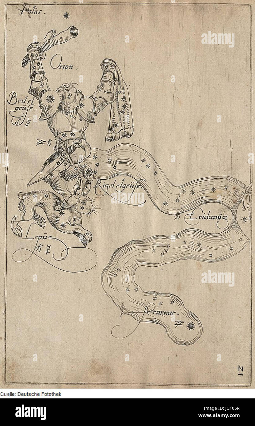 Fotothek df tg 0004418 Astronomie 5E Sternbild Foto Stock