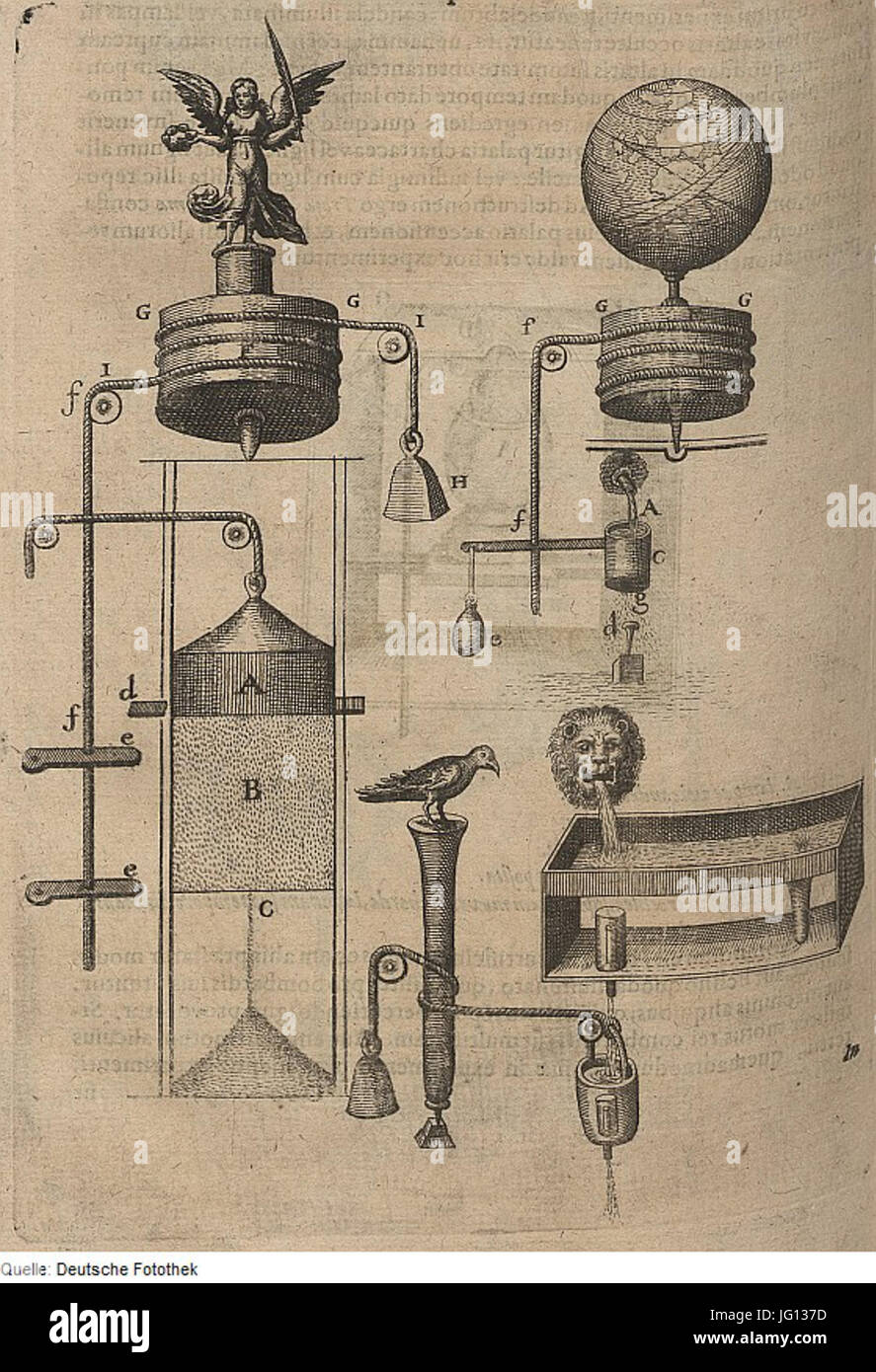 Fotothek df tg 0006416 Mechanik 5E Flaschenzug Foto Stock