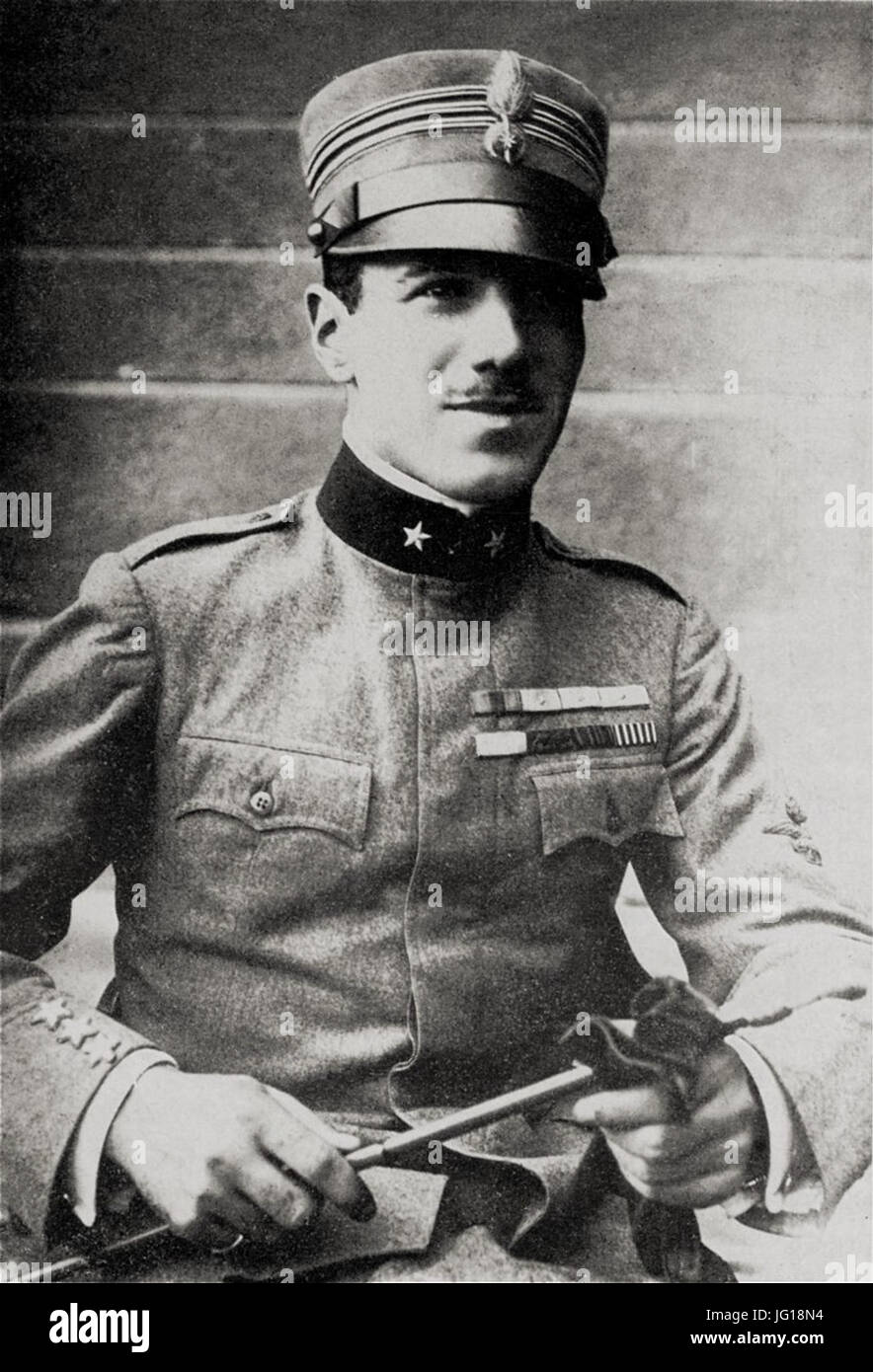 Francesco Baracca ơ3A1szpilóta Foto Stock
