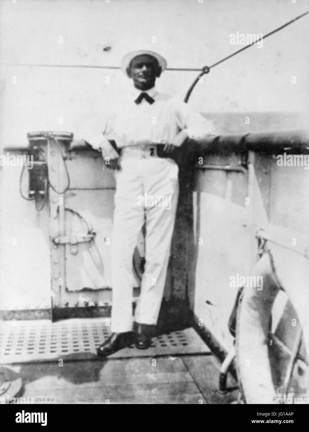 Fregattenkapitän Karl August Nerger SMS Wolf WWI AWM P05338.005 Foto Stock