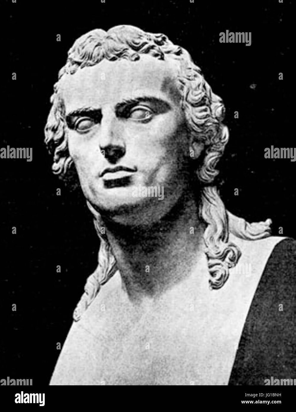 Friedrich von Schiller byst Foto Stock