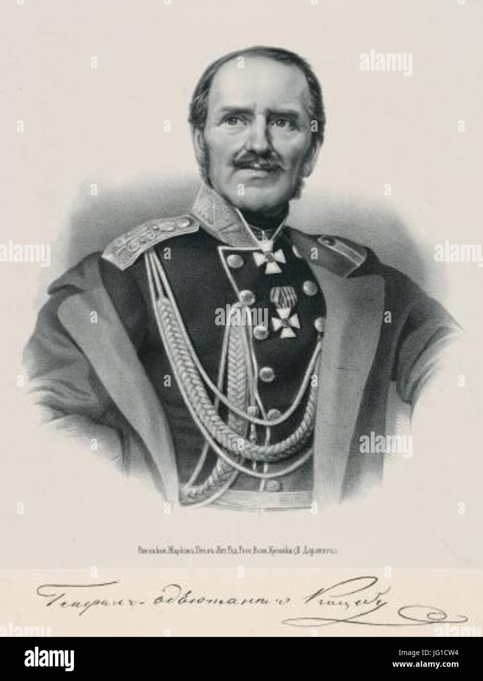 Général Paolo Demetrio von Kotzebue Foto Stock