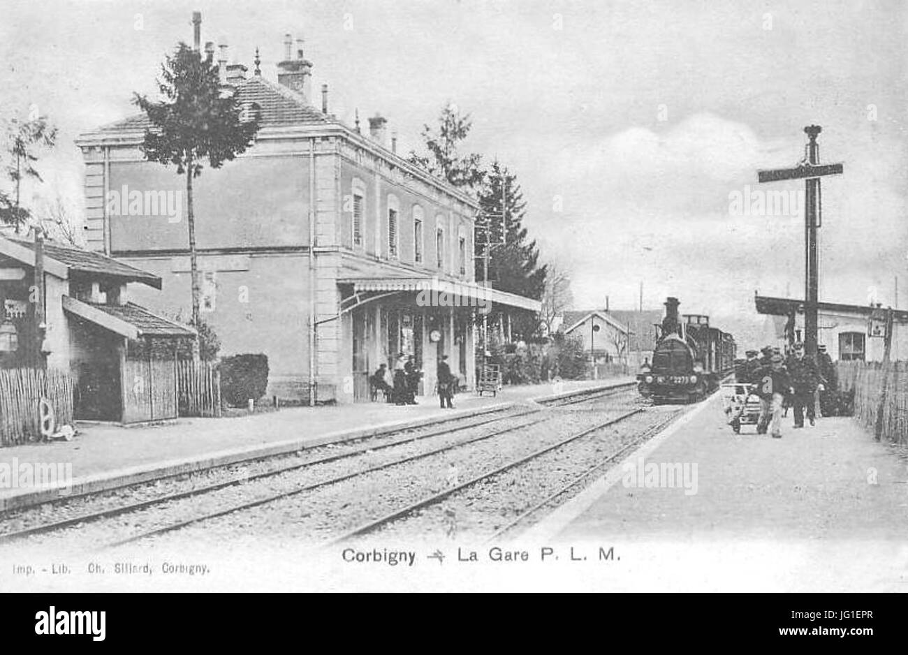 GarePLM-Corbigny-1900 Foto Stock
