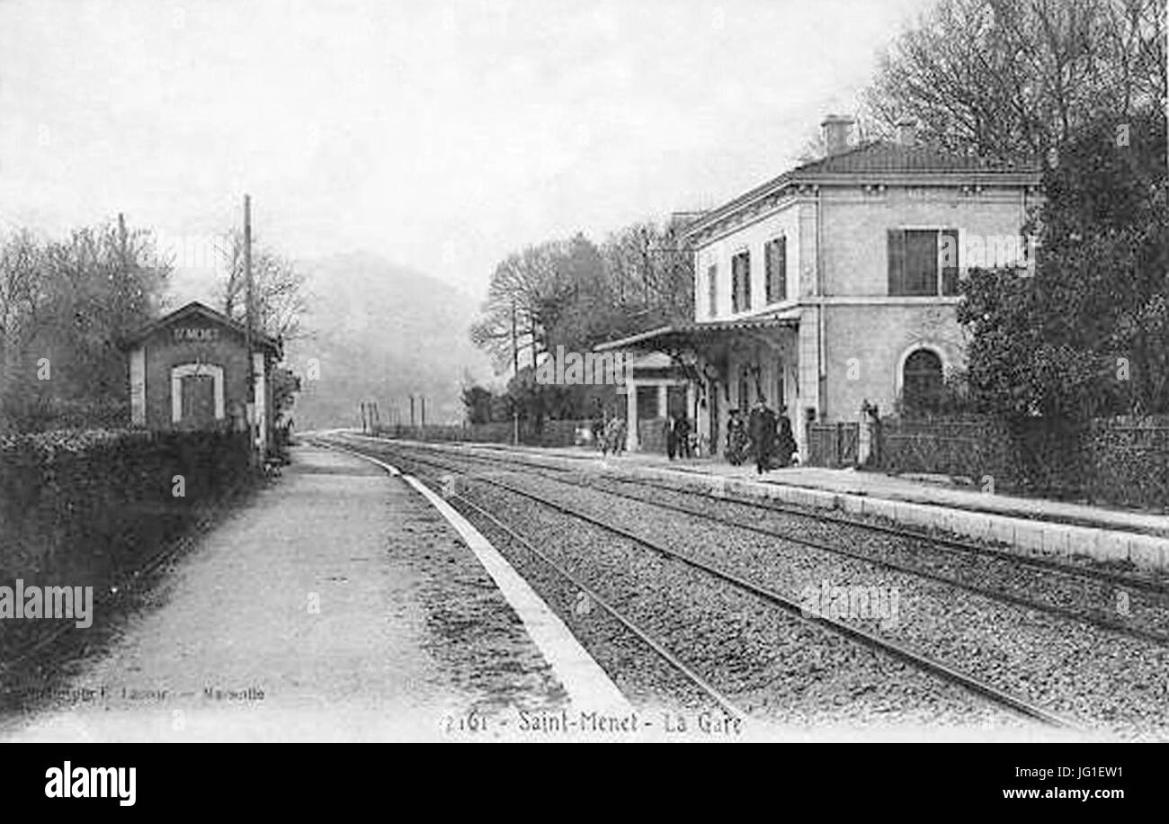 Gare-Saint-Menet-CPancienne Foto Stock