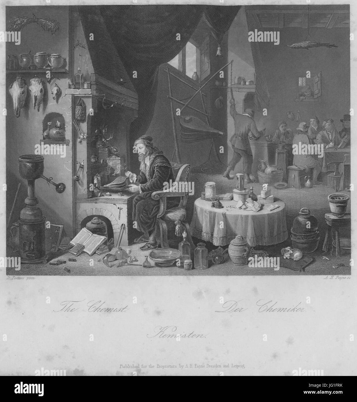 Gemäldegalerie Alte Meister (Dresda) Galeriewerk Payne 003 Foto Stock