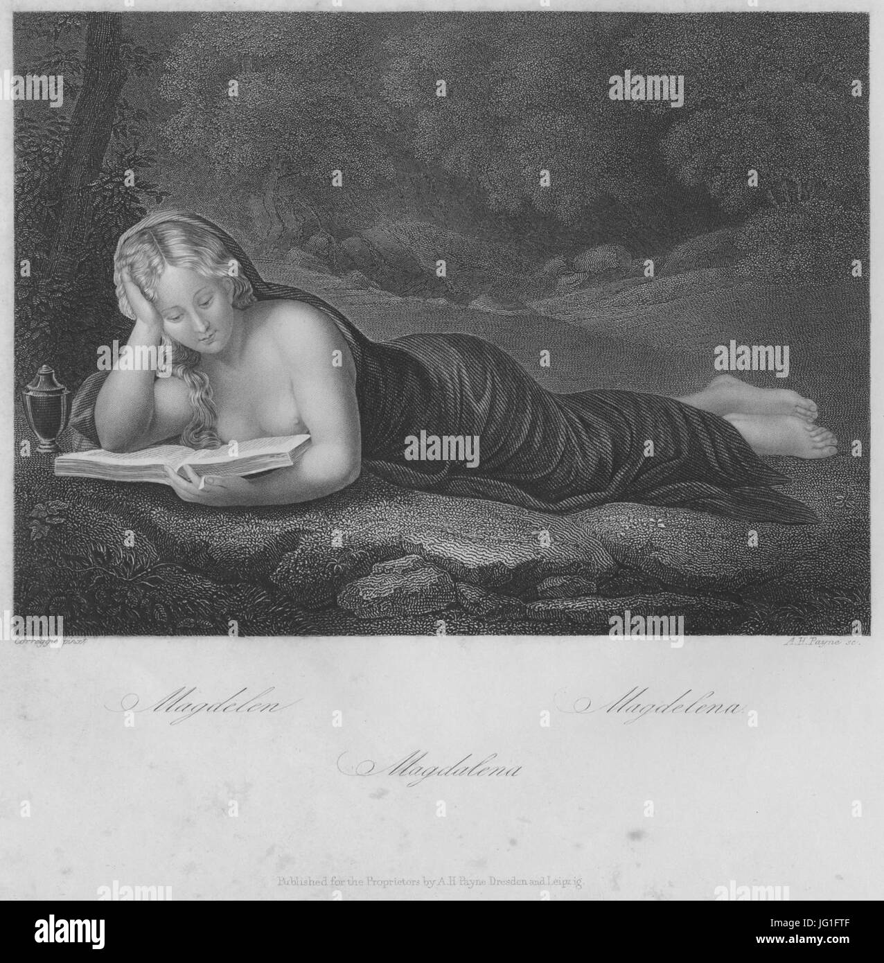 Gemäldegalerie Alte Meister (Dresda) Galeriewerk Payne 024 Foto Stock