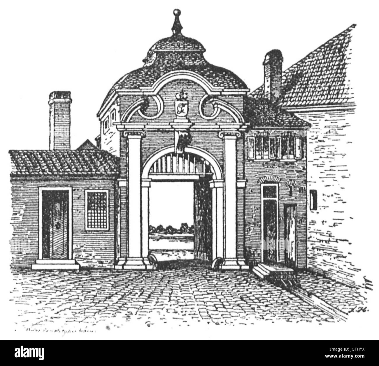 Düsseldorf Rheintor Foto Stock