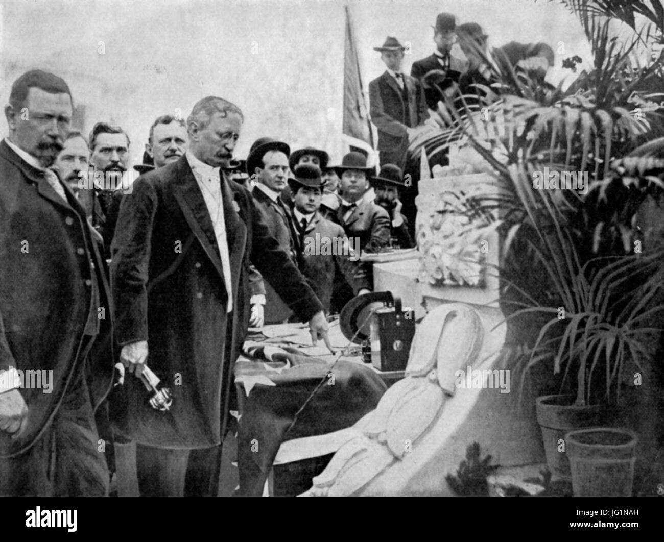 David Francis - Eröffnung Weltausstellung San Luigi Foto Stock