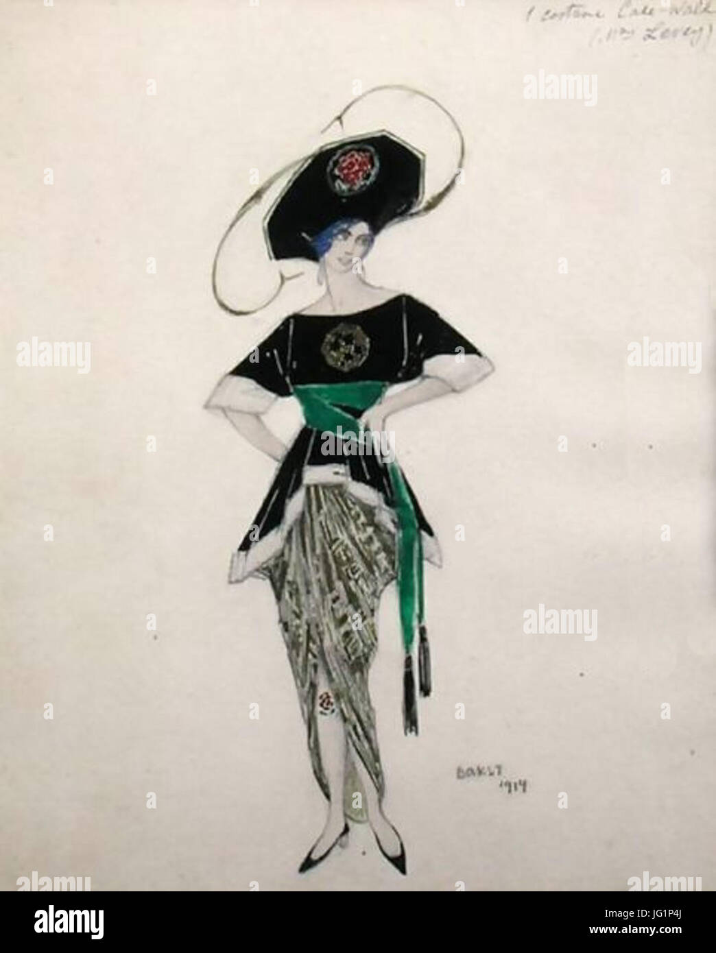 Costume Design per Ethel prelievo nel Ciao Tango da L. Bakst 28191429 Foto Stock