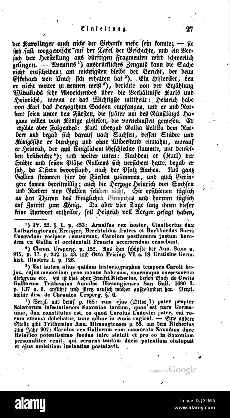 Jahrbücher des deutschen Reichs unter dem sächsischen Hause 038 Foto Stock