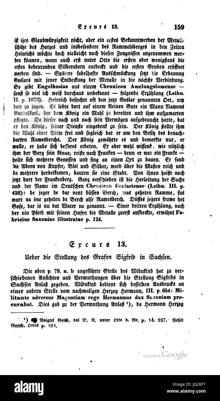 Jahrbücher des deutschen Reichs unter dem sächsischen Hause 170 Foto Stock