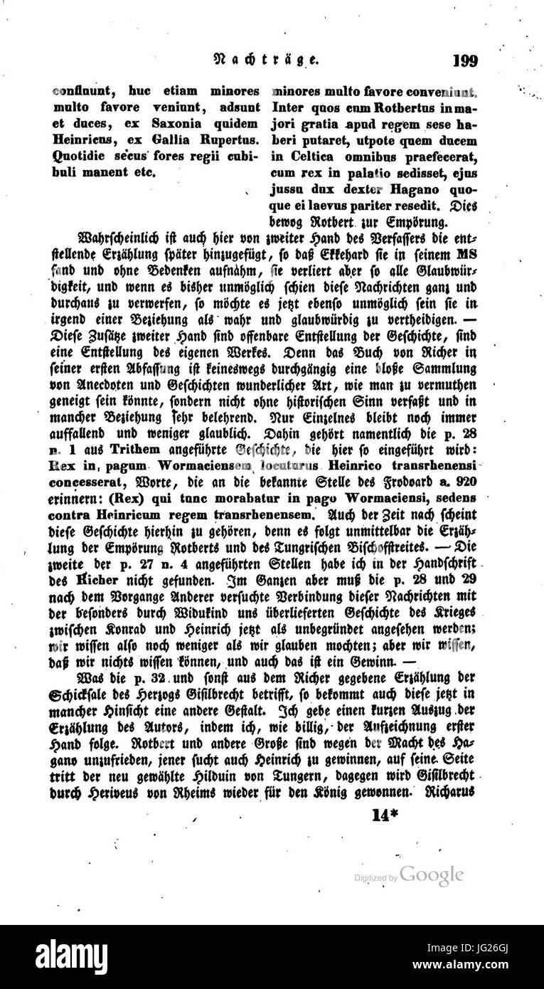 Jahrbücher des deutschen Reichs unter dem sächsischen Hause 210 Foto Stock