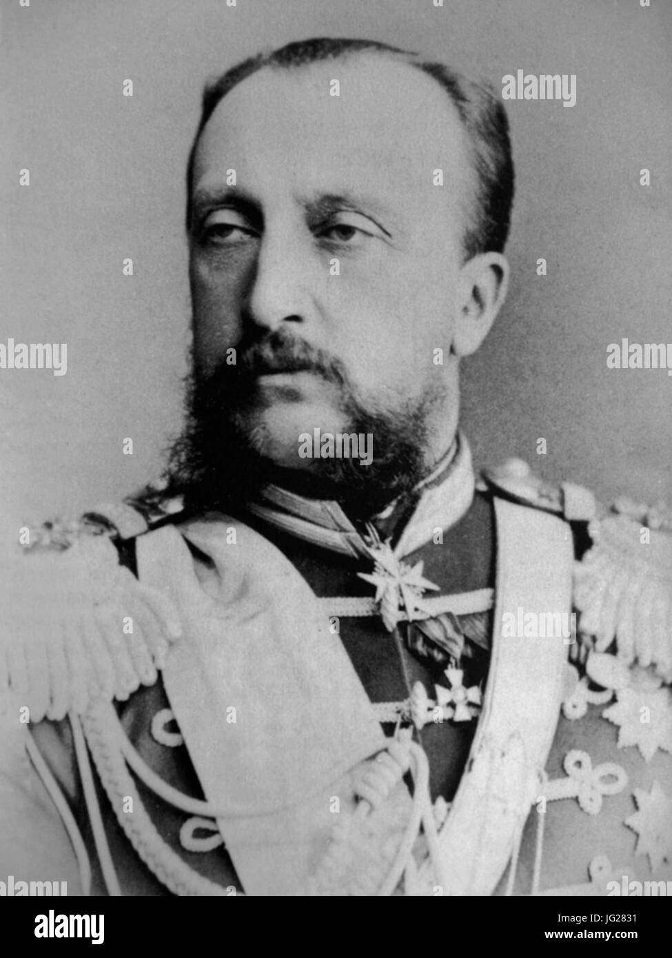 Il Granduca Nicholas Nikolaevich della Russia (1831-1891) Foto Stock