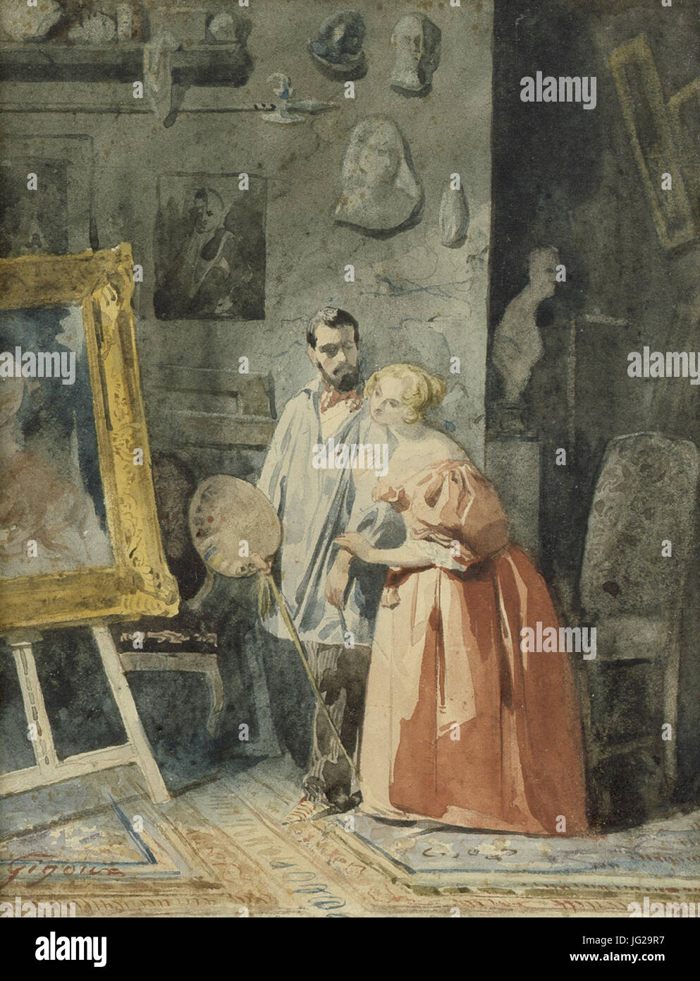 Jean francois gigoux immagini e fotografie stock ad alta risoluzione