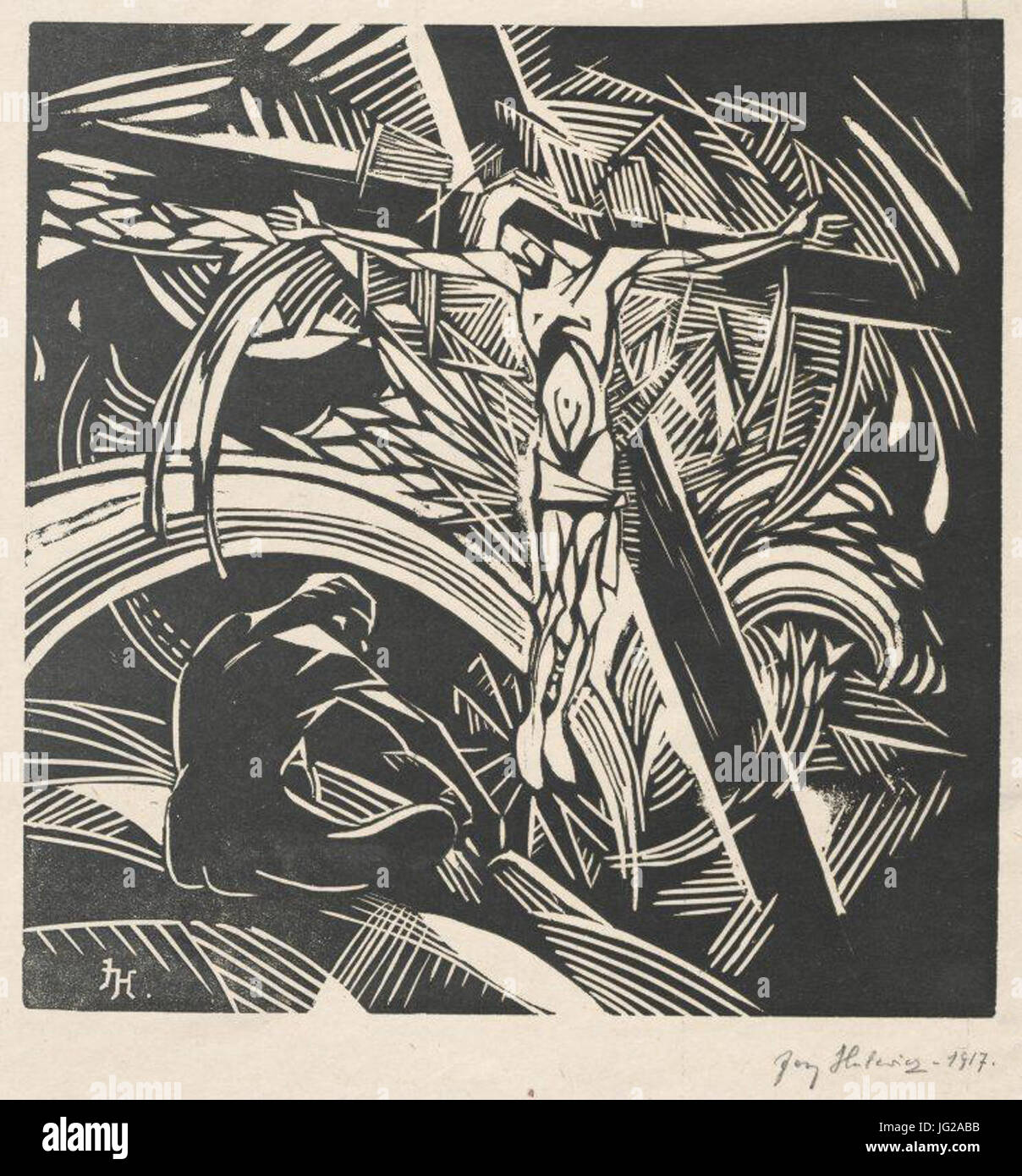 Jerzy Hulewicz - Krzyż Foto Stock