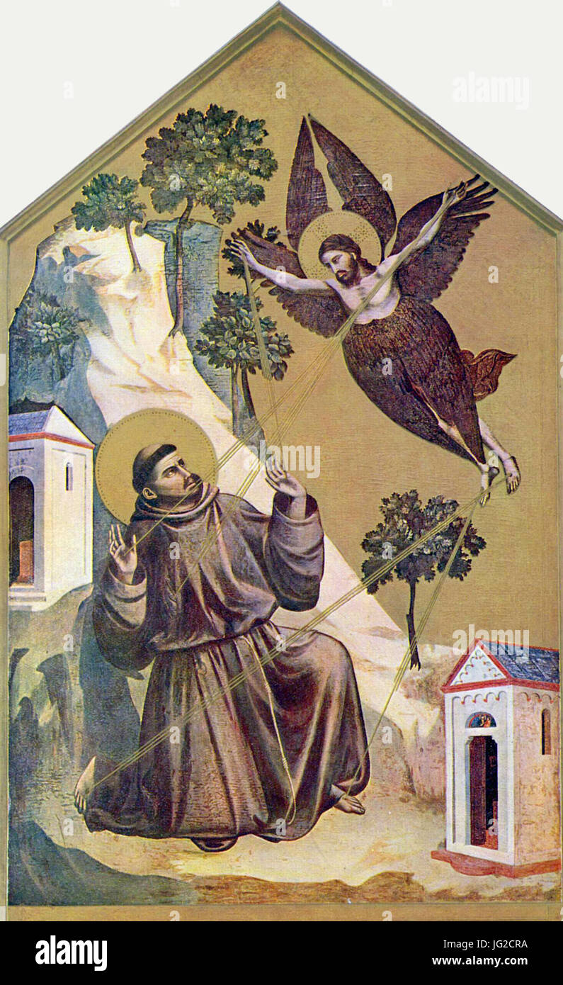 Giotto - estigmatização de São Francisco Foto Stock