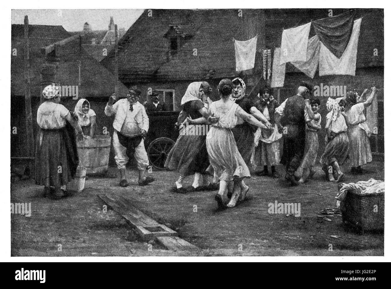 Josef Engelhart sfera auf der Hängstatt 1923 dgE Foto Stock