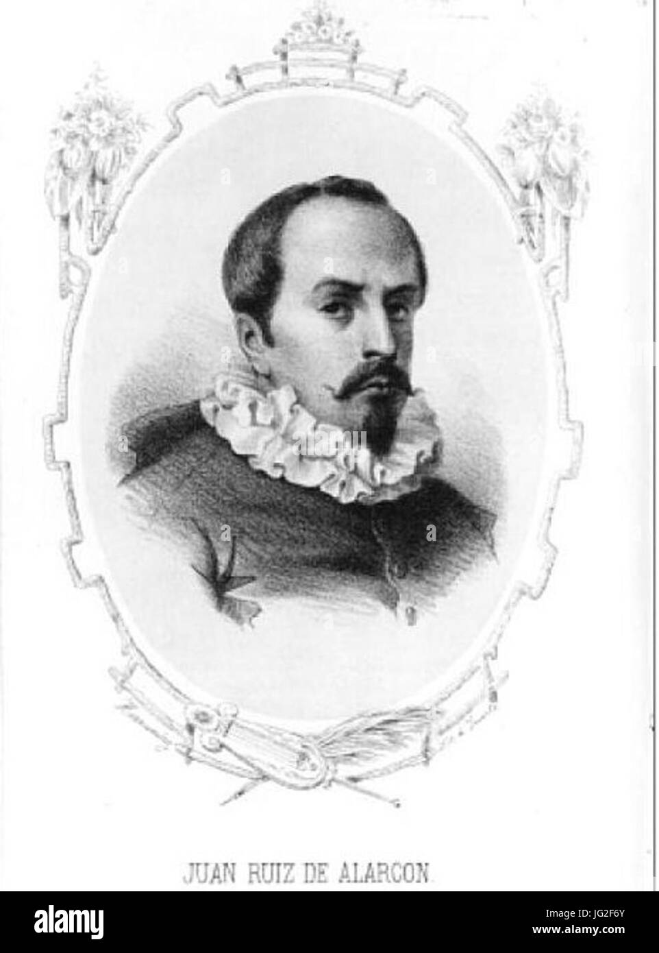 Juan Ruiz de Alarcón (E. Gallo) Foto Stock