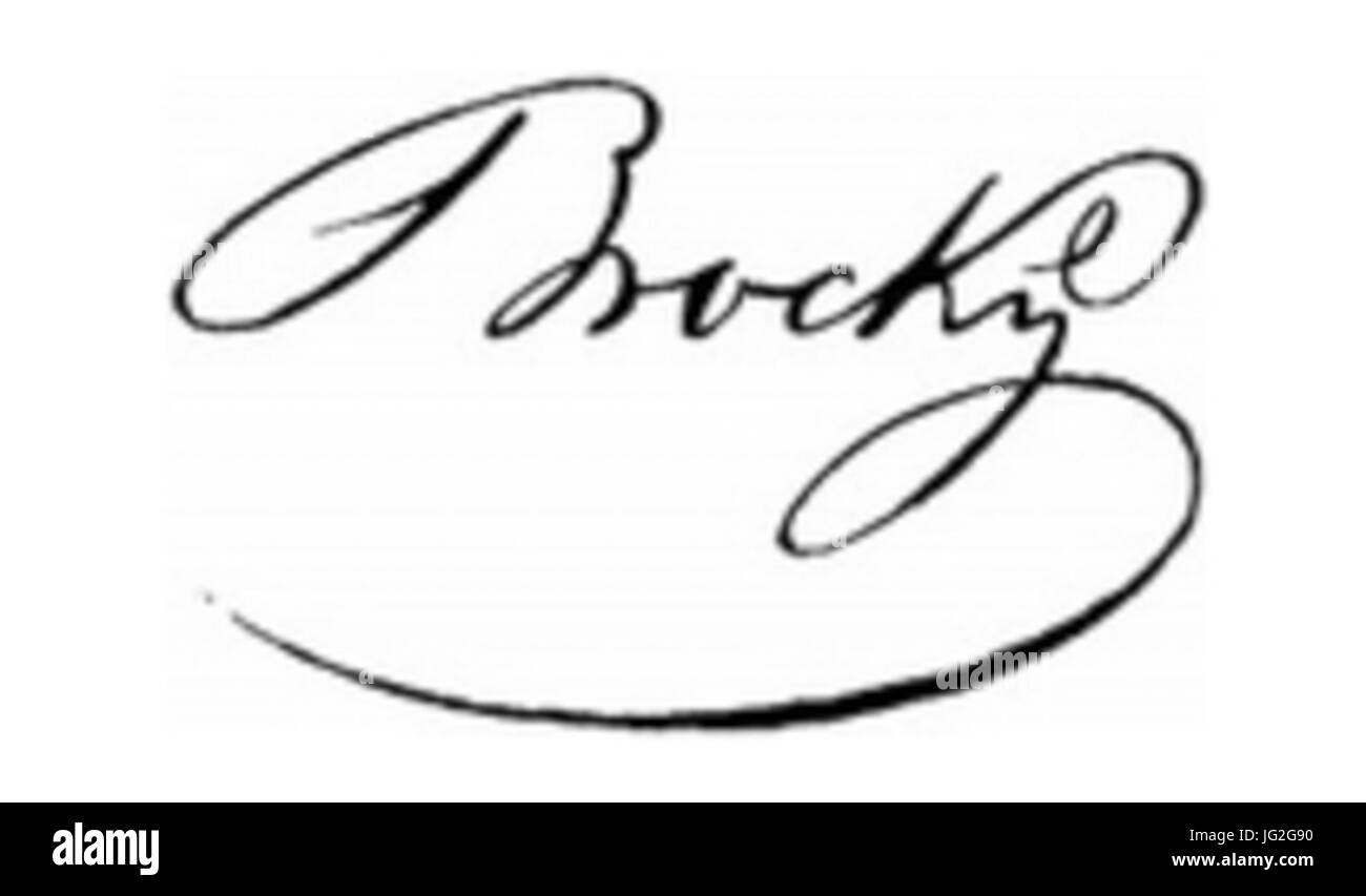 KơA1roly Brocky - Semnatura Foto Stock