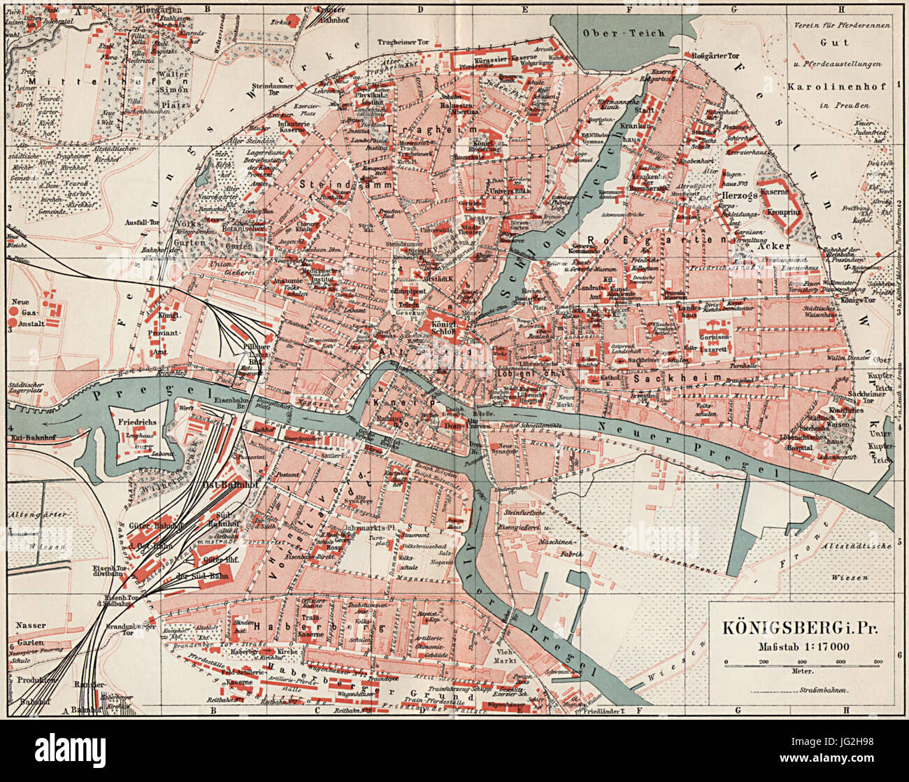 Mappa di konigsberg immagini e fotografie stock ad alta risoluzione - Alamy