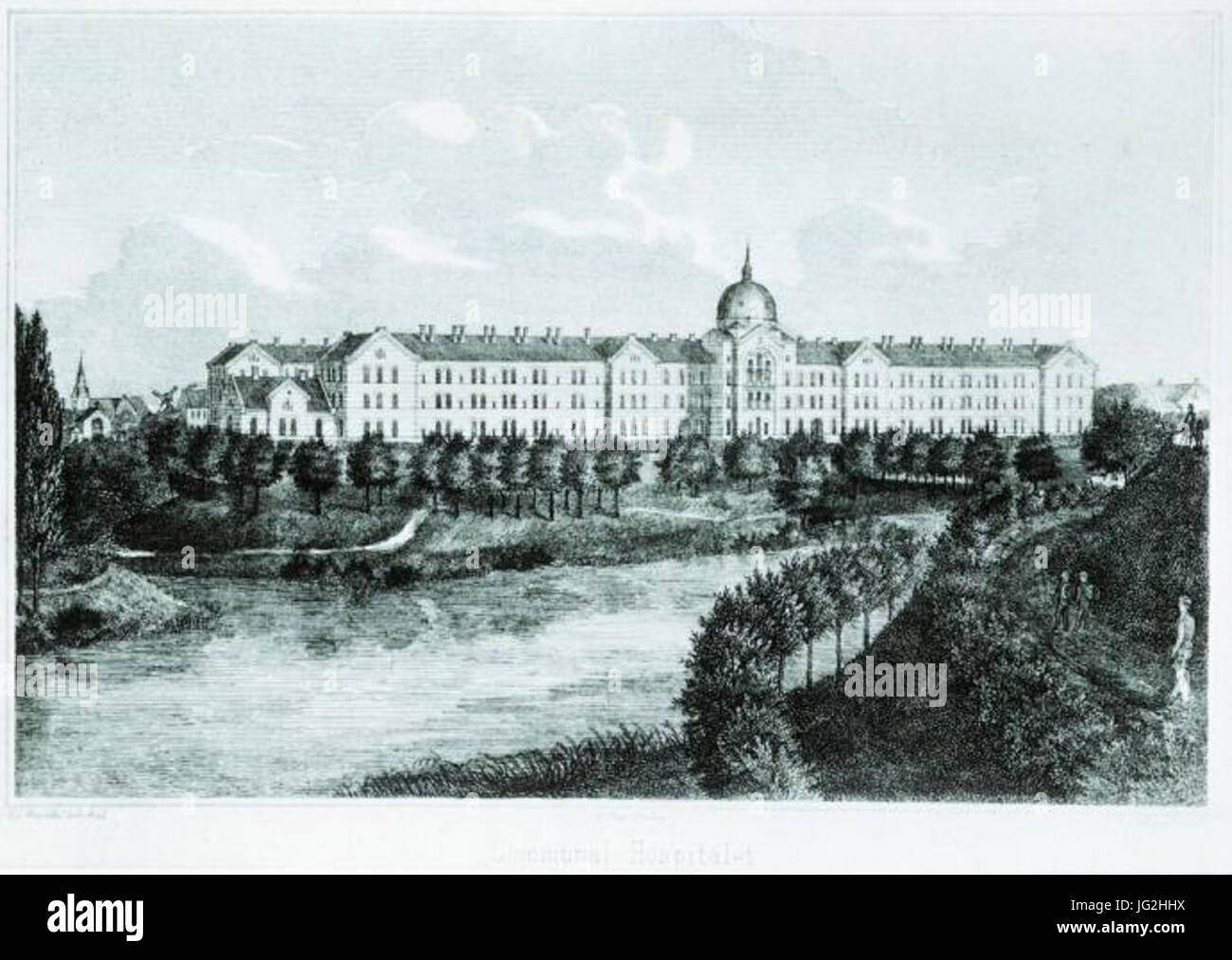 Københavns Kommunehospital 28186129 Foto Stock