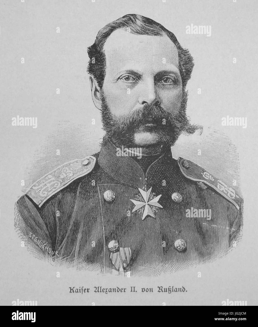 Kaiser Alexander II. von Rußland Foto Stock