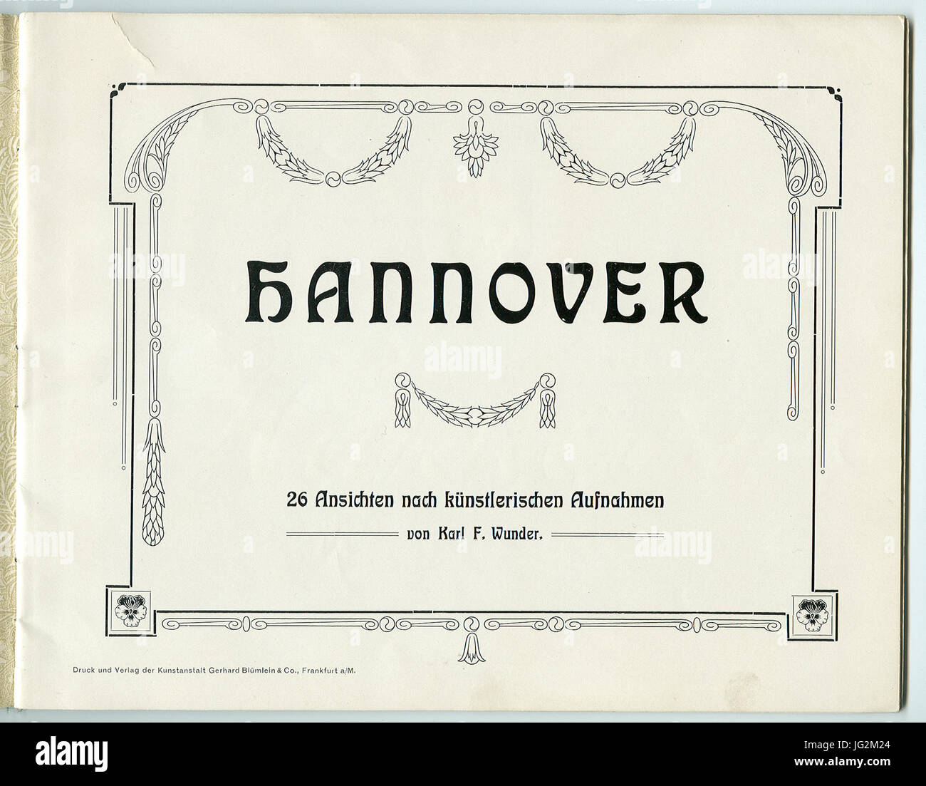 Karl F. Wunder Hannover 26 Ansichten nach künstlerischen Aufnahmen 03 Foto Stock