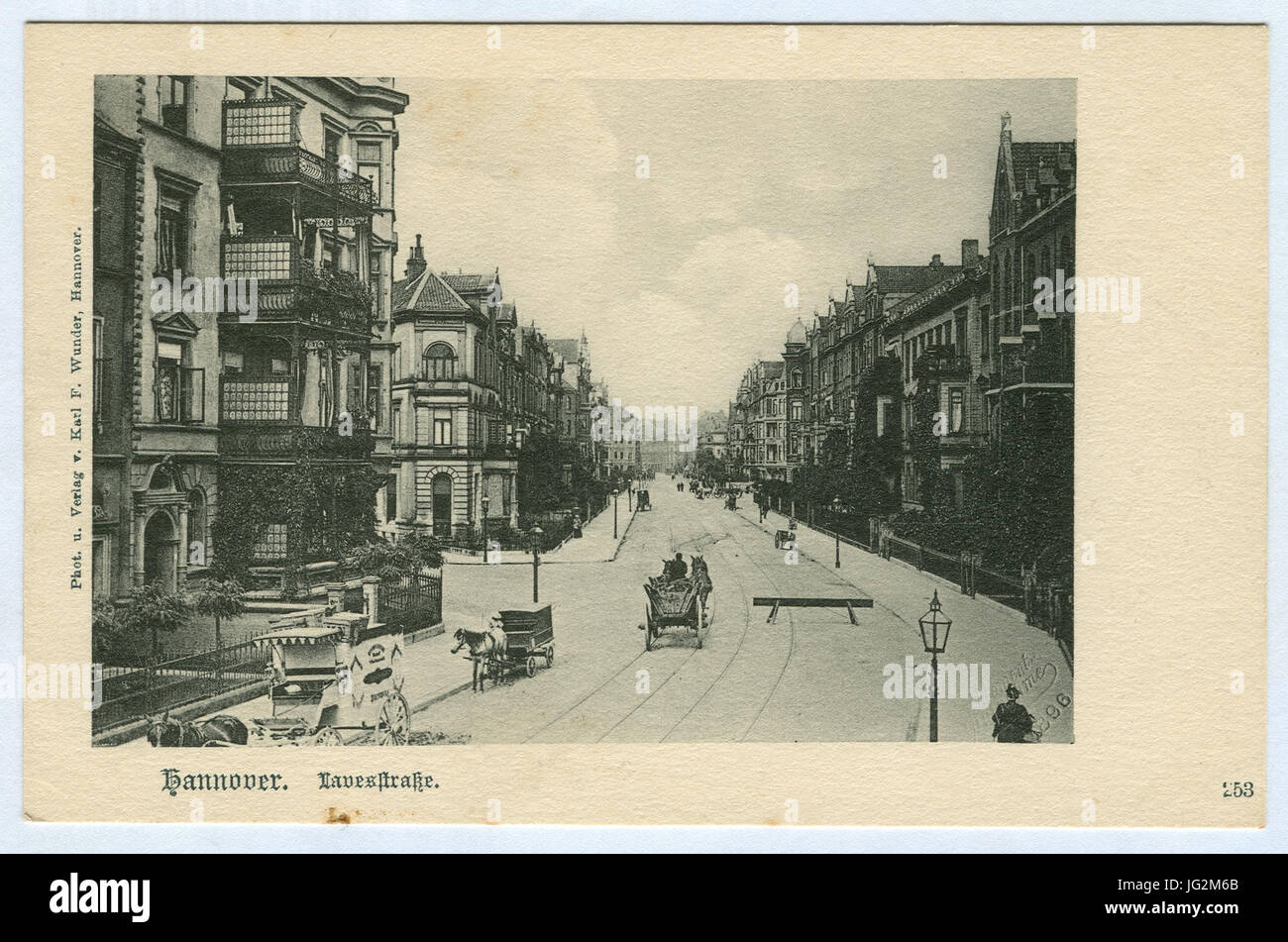 Karl F. Wunder PC 0253 Hannover. Lavesstraße Foto Stock