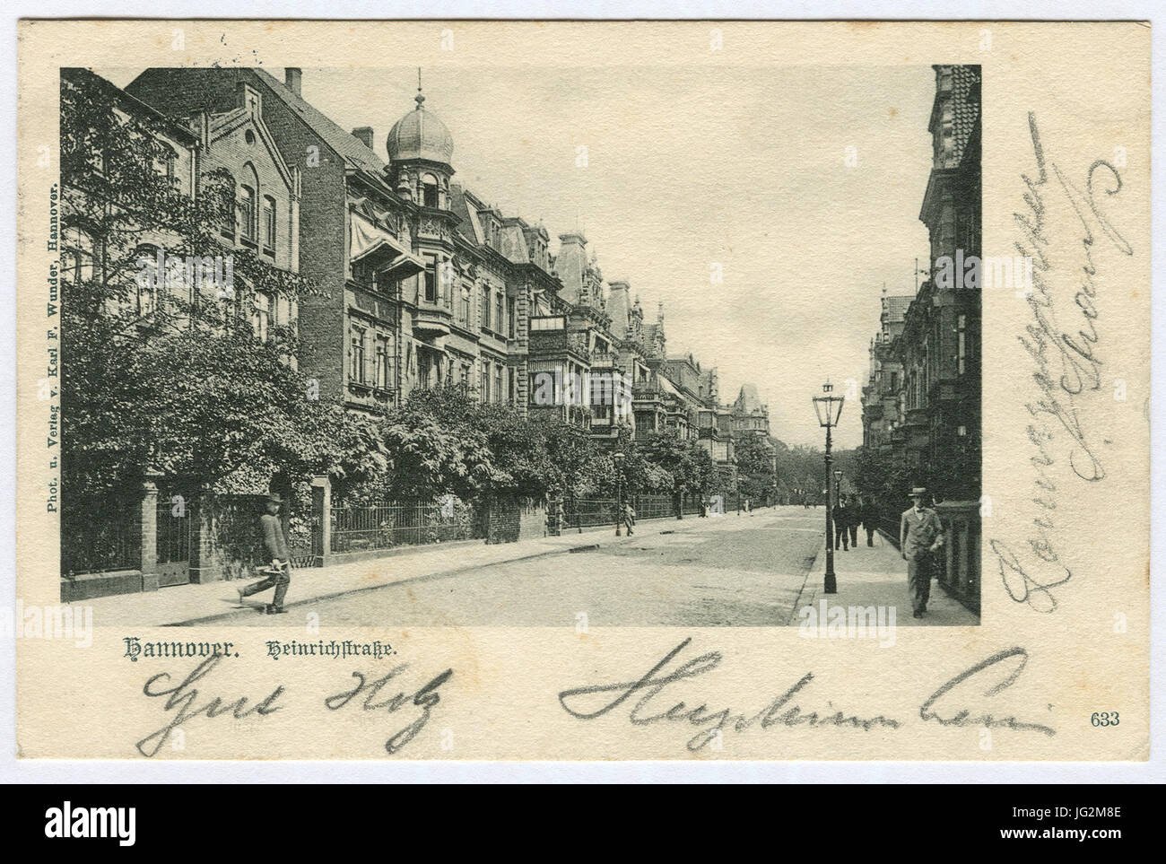 Karl F. Wunder PC 0633 Hannover. Heinrichstraße Foto Stock