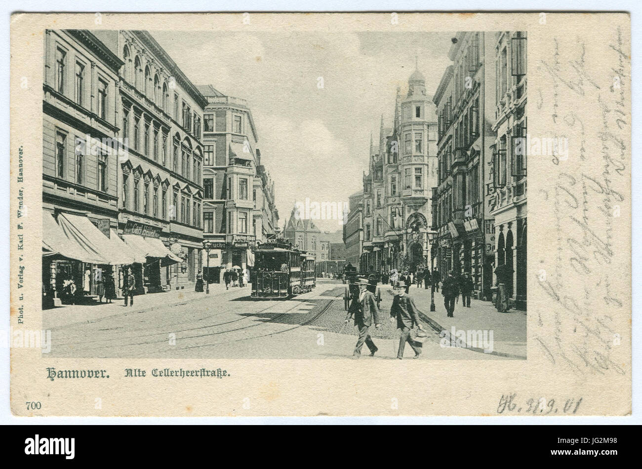 Karl F. Wunder PC 0700 Hannover. Alte Cellerheerstraße Foto Stock