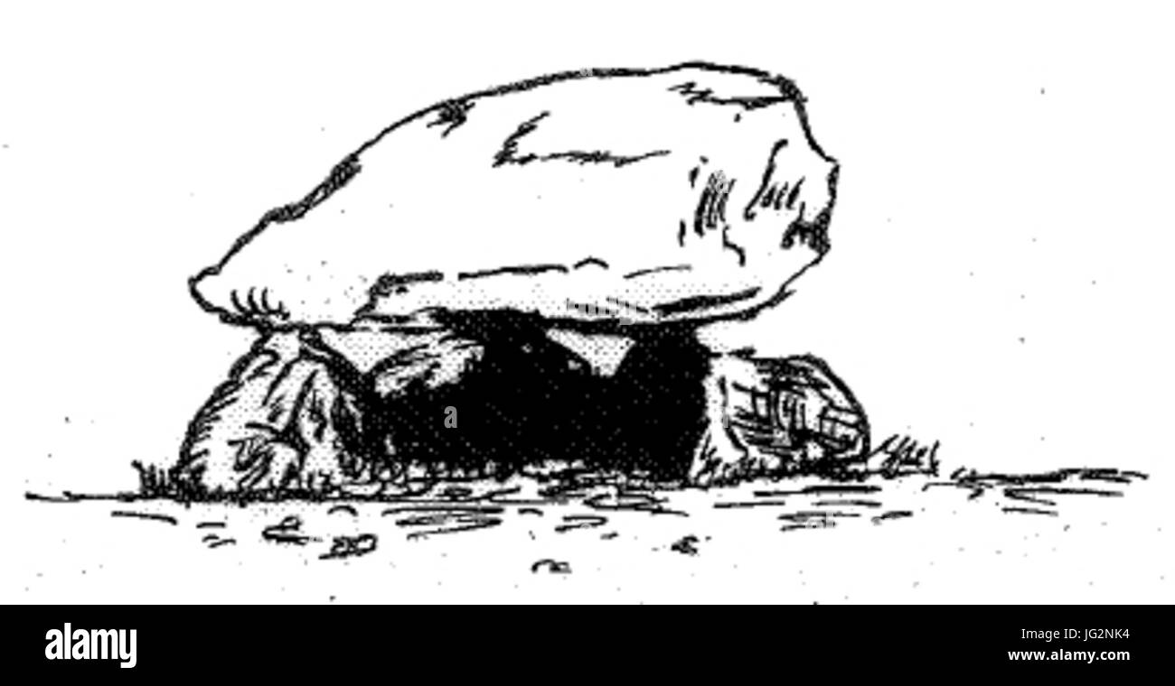 Großsteingrab Körbelitz erme 1 Foto Stock